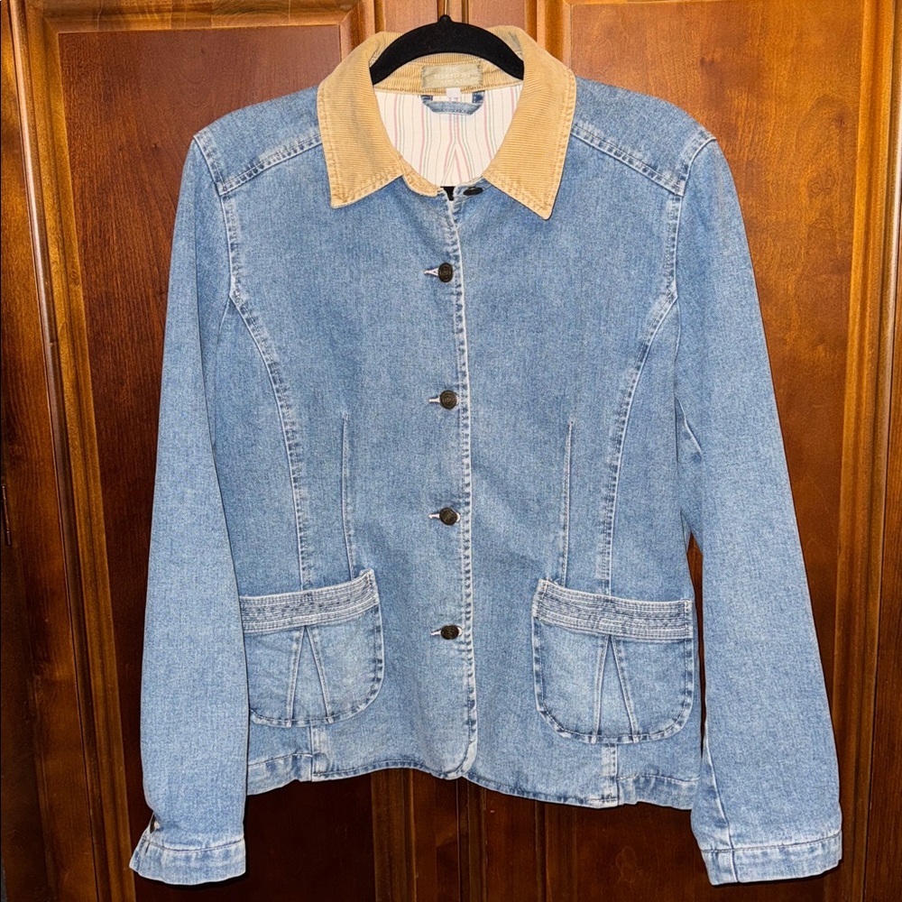 The Territory Ahead Denim and Corduroy lined with Cotton Jacket Medium
